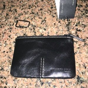 NWT Kenneth Cole leather key ID holder/purse